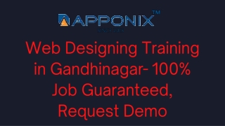 Web Designing Training in Gandhinagar