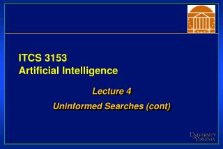 ITCS 3153 Artificial Intelligence