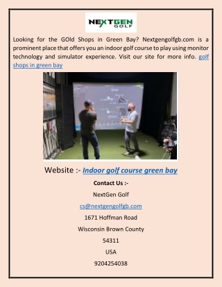 golf shops in green bay sf