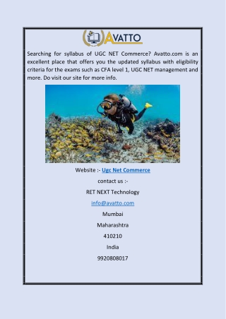 Ugc Net Commerce