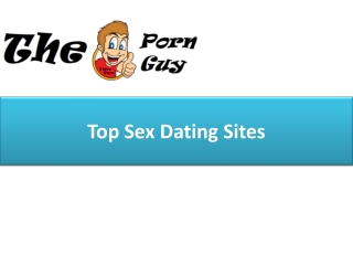 Top Sex Dating Sites