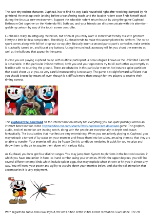 10 Sites to Help You Become an Expert in cuphead free download