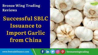 Trade Finance News | Bronze Wing Trading Reviews| SBLC Issuance