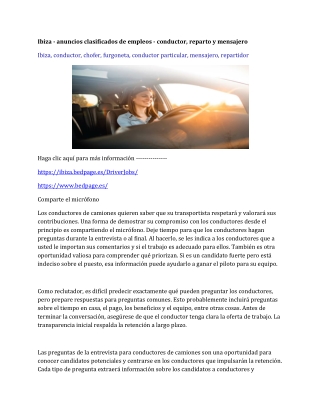 Ibiza - anuncios clasificados de empleos - conductor, reparto y mensajero-converted