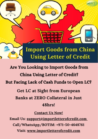 Infographics – Import Goods from China – LC Payment