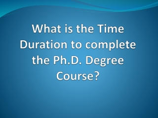 Ph.D: Full Form, Courses, Admission Process and Subjects