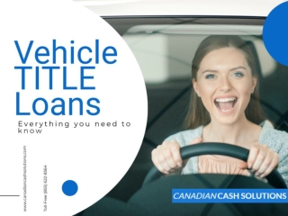 Vehicle Title Loans against your car can help you in poor finance