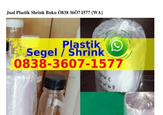 Jual Plastik Shrink Buku ౦8ᣮ8–ᣮ6౦ᜪ–15ᜪᜪ[WhatsApp]