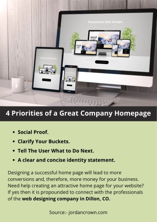 4 Priorities of a Great Company Homepage