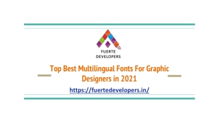 Top Best Multilingual Fonts For Graphic Designers in 2021