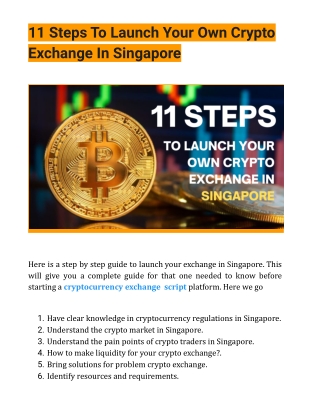 11-Steps-To-Launch-Your-Own-Crypto-Exchange-In-Singapore