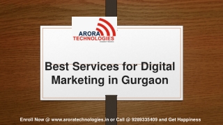 best services for digital marketing in gurgaon