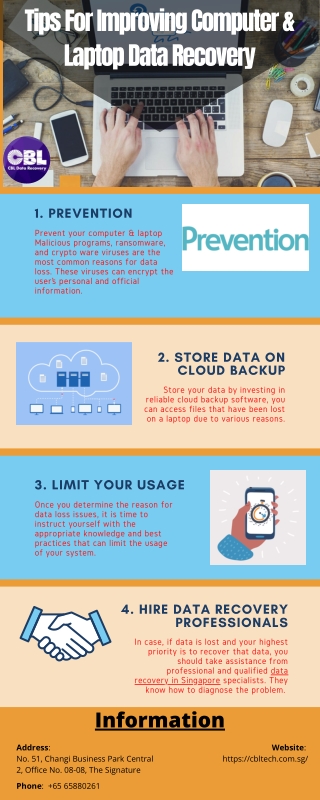 Tips For Improving Computer & Laptop Data Recovery