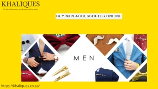 Buy Men Accessories Online