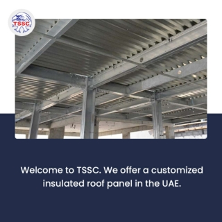 We offer a customized insulated roof panel in the UAE