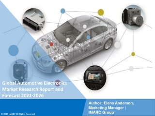 Automotive Electronics Market PDF, Size, Share, Trends, Industry Scope 2021-2026