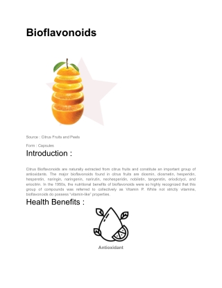 Bioflavonoids