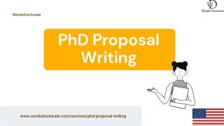 PhD Proposal Writing USA