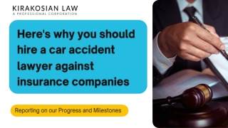 Here's why you should hire a car accident lawyer against insurance companies