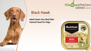 Buy Black Hawk Grain Free Beef Canned Dog Food Online - DiscountPetCare