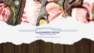 Blaauwberg Group - Presentation (July 2021)