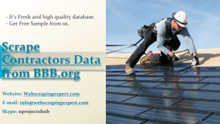 Scrape Contractors Data from BBB.org