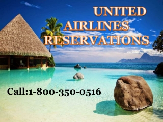 United Airlines Reservations :Book Flight Ticket