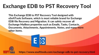 Exchange EDB to PST Recovery Tool
