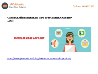 Continue with strategic tips to increase cash app limit: