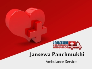 Jansewa Panchmukhi Provides Ambulance Service in Darbhanga and Gaya
