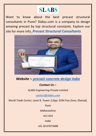 precast concrete design india sd