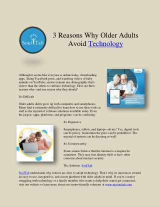 Best Apps for Seniors - MySoulTab