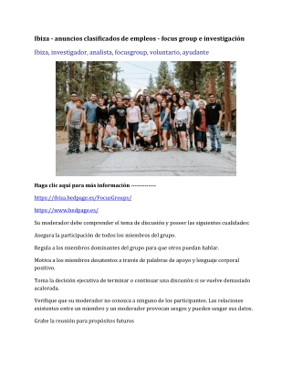 Ibiza - anuncios clasificados de empleos - focus group e investigación-converted