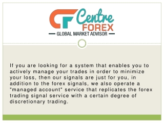 Forex Signal Provider