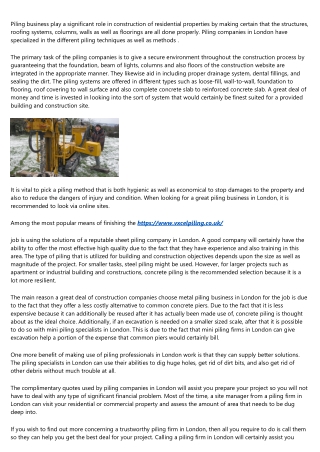 14 Savvy Ways to Spend Leftover mini piling - Vxcel Piling Budget