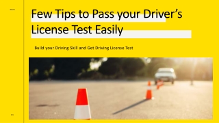 Best 5 Tips to Pass your Driver’s License Test Easily in California