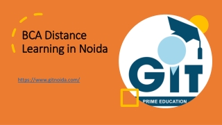 BCA Distance Learning in Noida