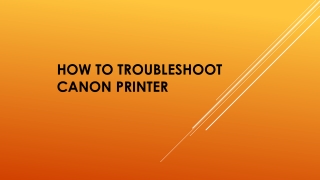 Canon Printer Troubleshooting (Instant Canon Printer Support)