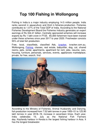 Top 100 Fishing in Wollongong