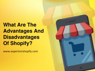 The Advantages And Disadvantages Of Shopify _ shopify developer