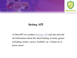 Betting API