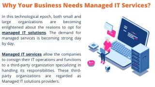 Why Your Business Needs Managed IT Services