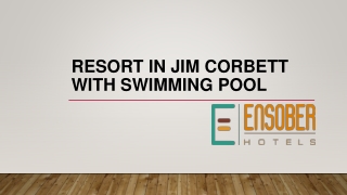 Resort in Jim Corbett with SwimMing Pool