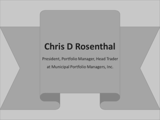 Chris D Rosenthal - A People Leader and Influencer