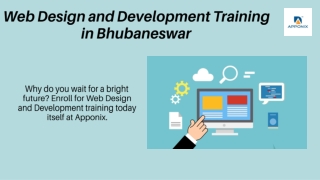 Web Designing Training in Bhubaneswar - 100% Job Guaranteed, Request Demo