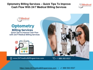 Optometry Billing Services-Quick Tips To Improve Cash Flow