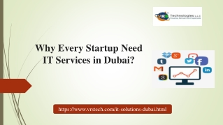 Why Every Startup Need IT Services in Dubai?