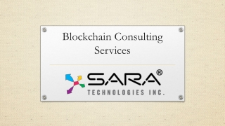 Blockchain Consulting Services