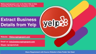 Extract Business Details from Yelp