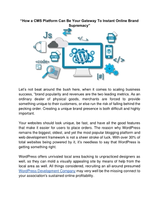 How a CMS Platform Can Be Your Gateway To Instant Online Brand Supremacy-converted